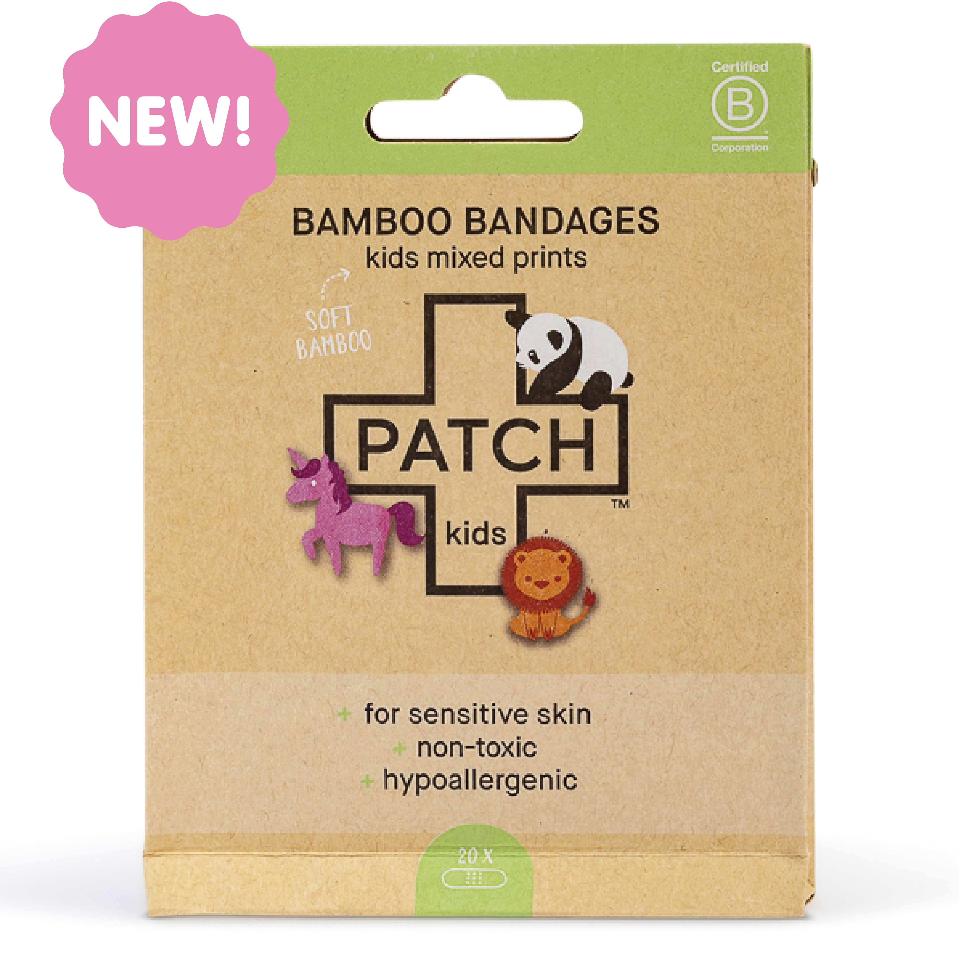Patch Kids Mixed Prints Pack (20pk)