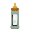 Wide Neck Baby Glass Bottle with Sleeve 250ml Single-Pack