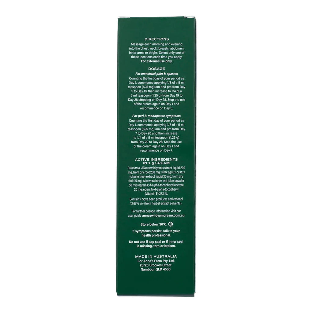 ANNA'S Wild Yam Cream (100g)