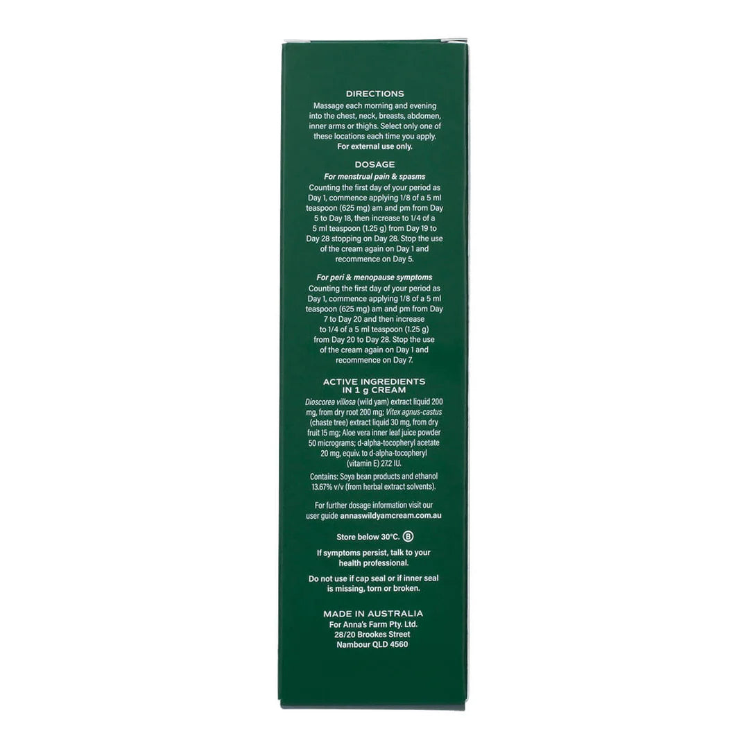 ANNA'S Wild Yam Cream (100g)