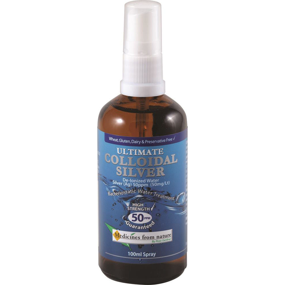Colloidal Silver 50ppm Spray (100ml)