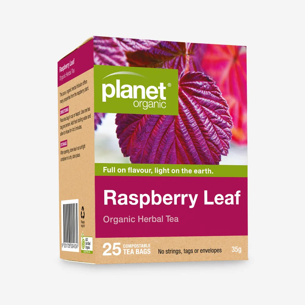 Raspberry Leaf Herbal Tea Bags (25pk)