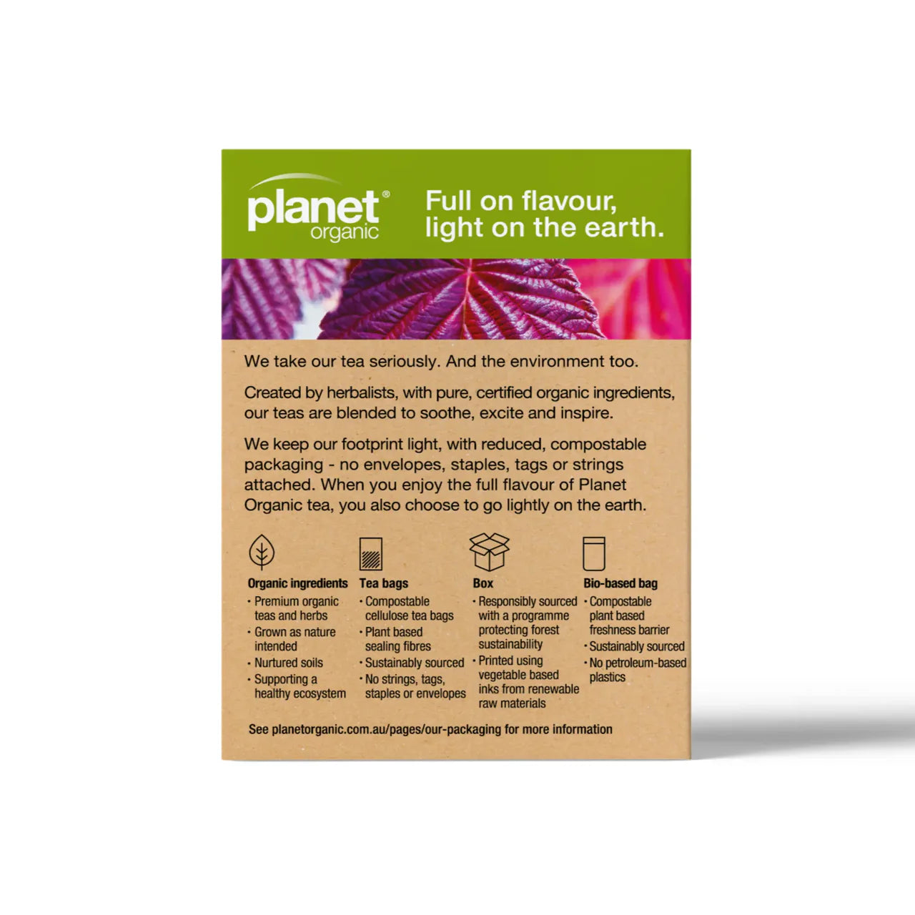 Raspberry Leaf Herbal Tea Bags (25pk)