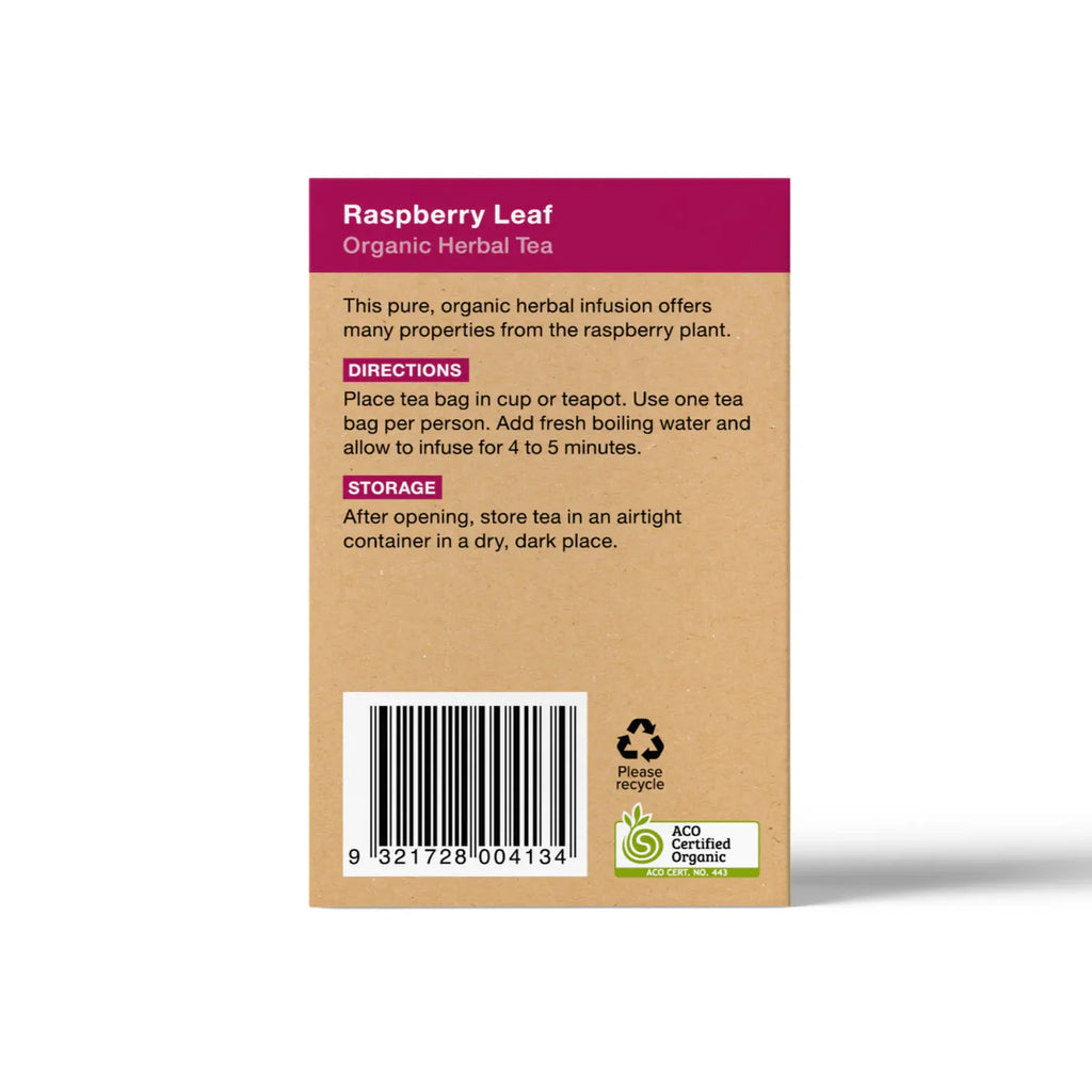 Raspberry Leaf Herbal Tea Bags (25pk)