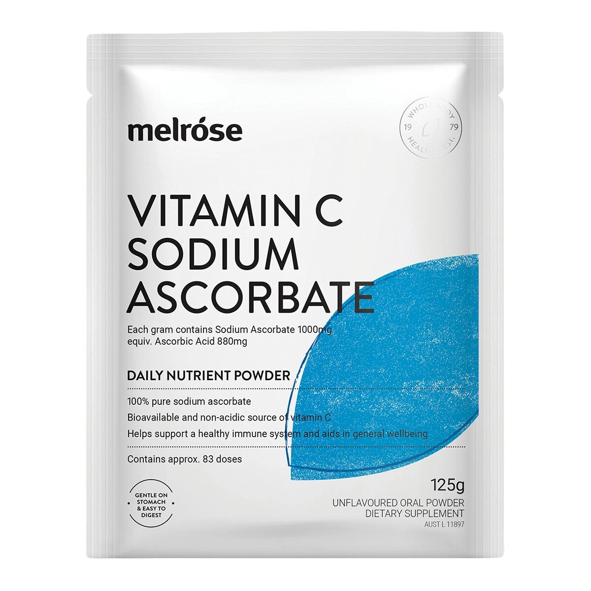 Vitamin C Sodium Ascorbate (125g)